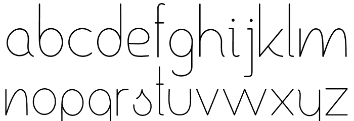 Ensure Medium Font LOWERCASE