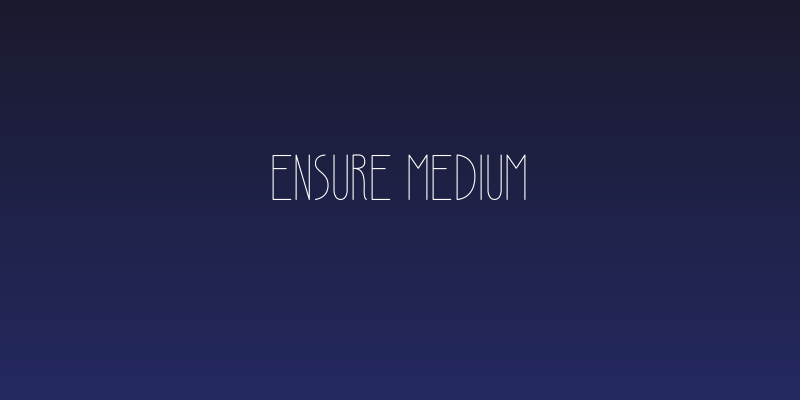 Ensure Medium Social Header