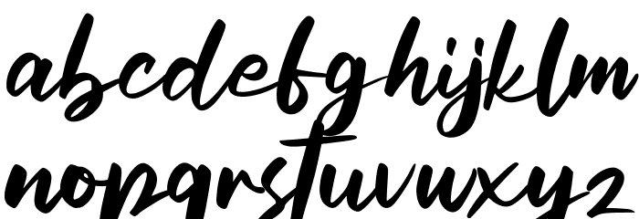 Entade Font LOWERCASE
