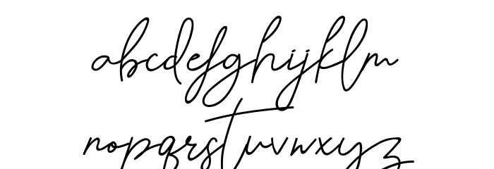 Entahlah Font LOWERCASE