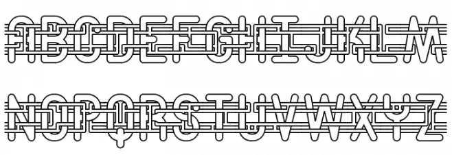 Entangled -BRK- Font Litere mari