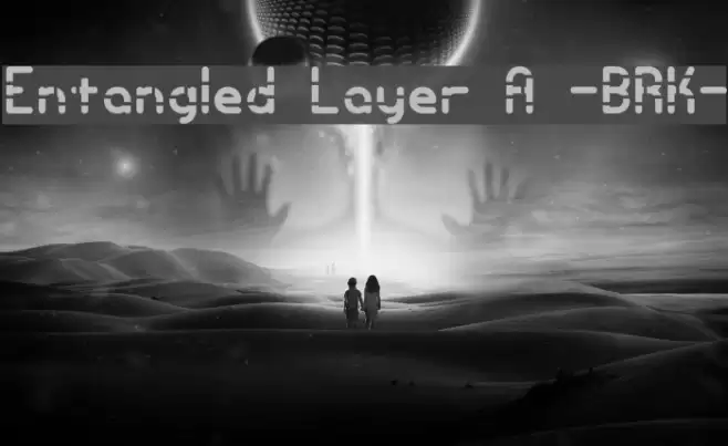 Entangled Layer A -BRK- Шрифта examples