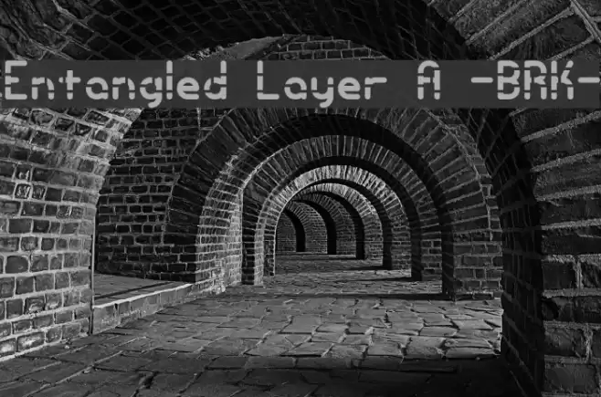 Entangled Layer A -BRK- Шрифта examples