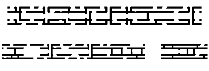 Entangled Layer B BRK Font OTHER CHARS
