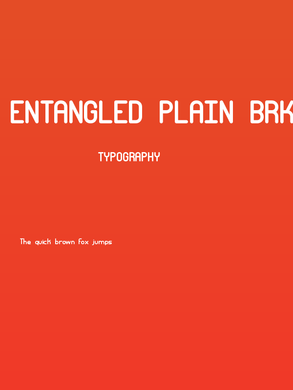 Entangled Plain BRK Poster
