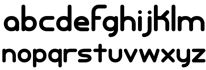 Entangled Plain BRK Font LOWERCASE