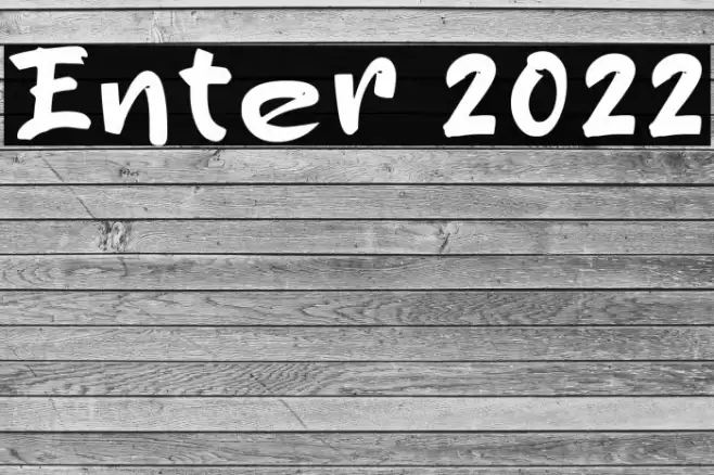 Enter 2022 Font examples