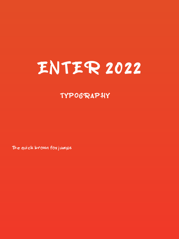 Enter 2022 Poster