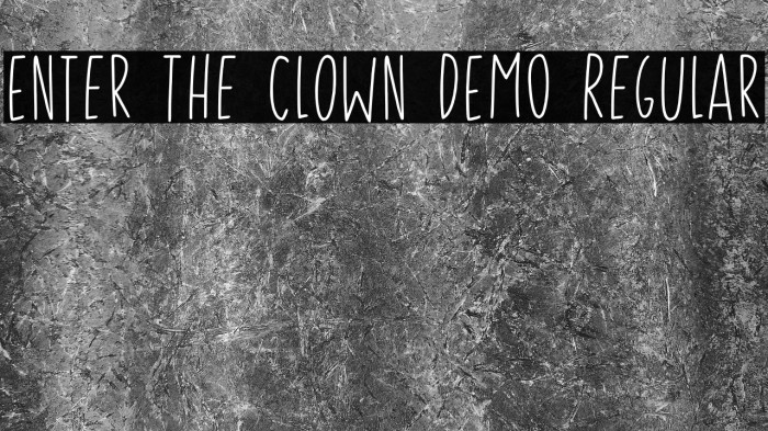 Enter The Clown DEMO Regular Example 1