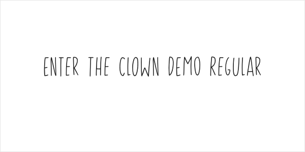 Enter The Clown DEMO Regular Logo