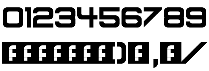 Enter The Grid Regular Font OTHER CHARS