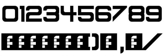 Enter The Grid Regular Font OTHER CHARS