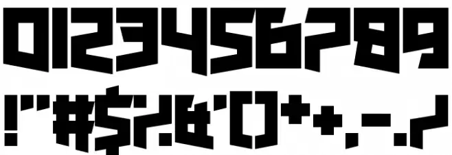 Enter the Harbinger Font OTHER CHARS