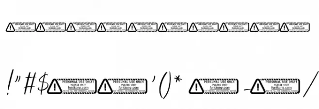 Enterlight PERSONAL USE ONLY! Caratteri ALTRI CARATTERI