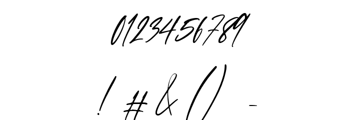Enternity Regular Font OTHER CHARS