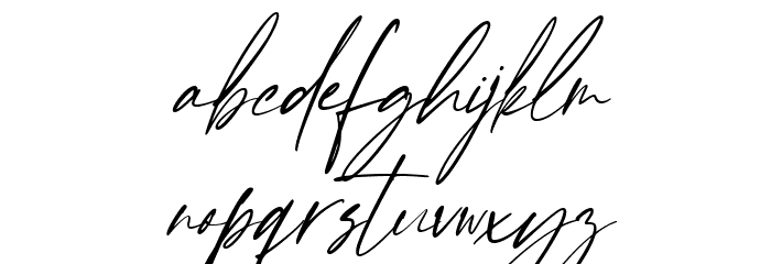 Enternity Regular Font LOWERCASE
