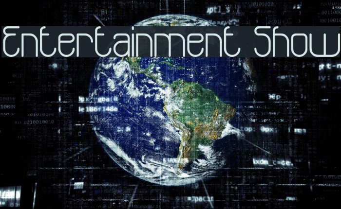 Entertainment Show フォント examples