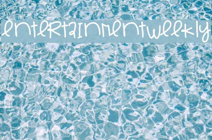 EntertainmentWeekly Font examples