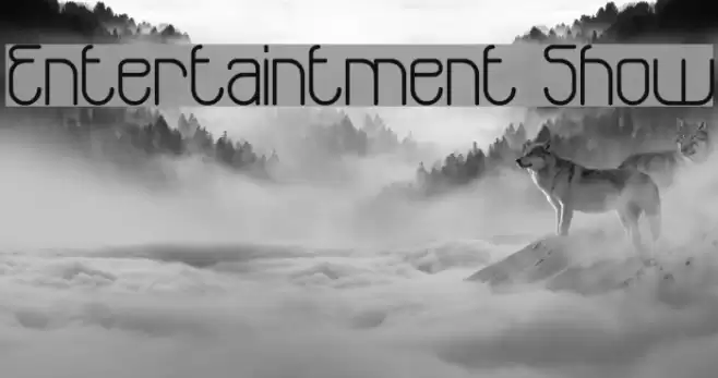 Entertaintment Show Font examples