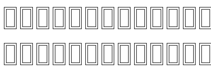 Entezaar II Font LOWERCASE
