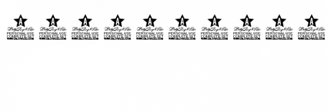 Enthrall Personal Use Font OTHER CHARS