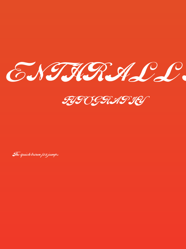Enthrall Personal Use Poster