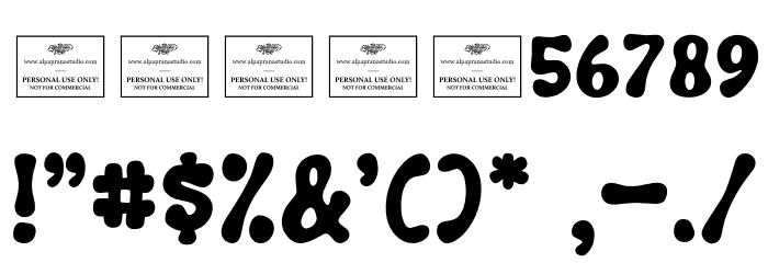Enthralling Font OTHER CHARS