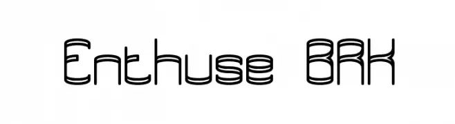 Enthuse BRK  Descarca Fonturi Gratis