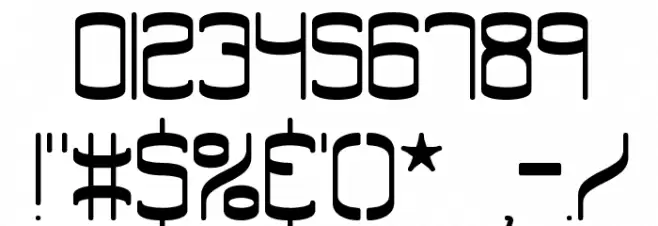 Enthuse Solid BRK Font OTHER CHARS