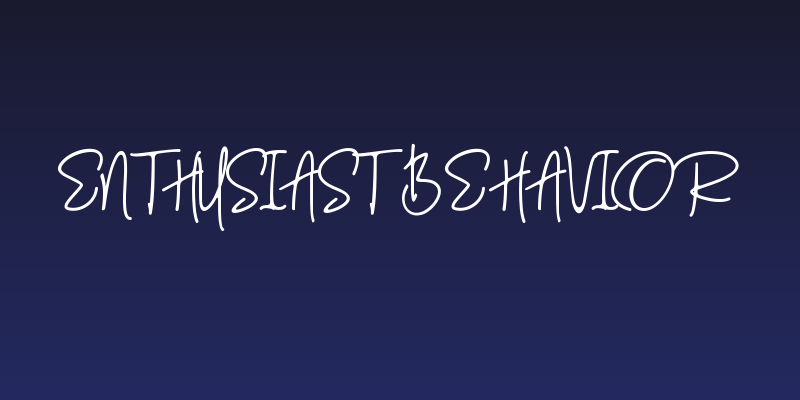Enthusiast Behavior Social Header
