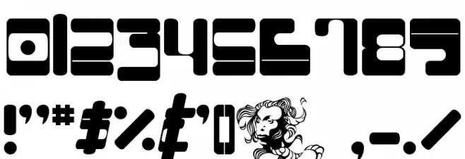 EntraTerrestrial Font OTHER CHARS