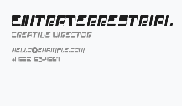 EntraTerrestrial Business Card