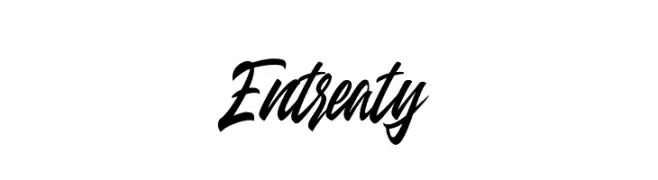 Entreaty  Free Fonts Download