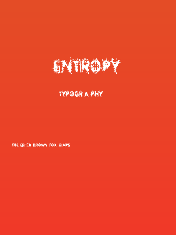 Entropy Poster