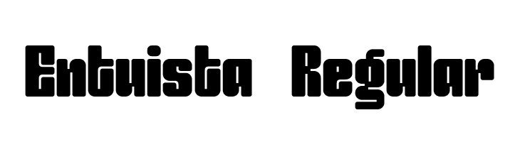 Entuista-Regular  لخطوط تنزيل