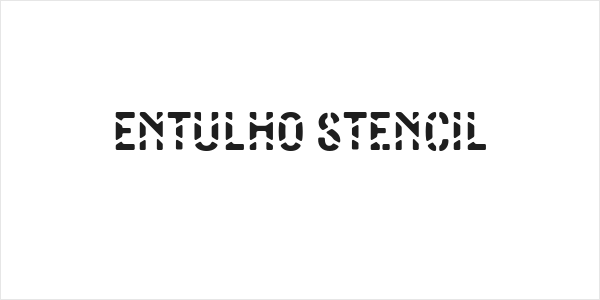 Entulho Stencil Logo