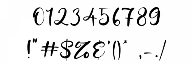 Envellope Font OTHER CHARS