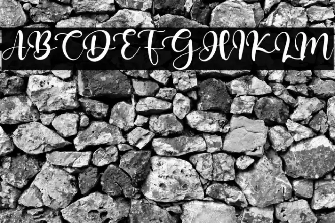 Envellope Font examples