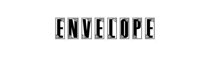 Envelope Font