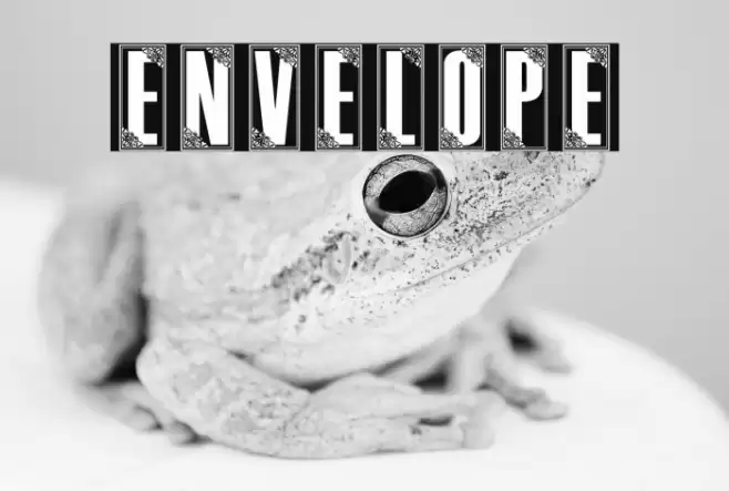 Envelope خط examples