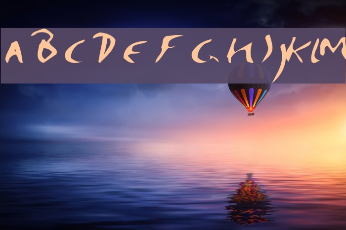 Enya Regular Font examples