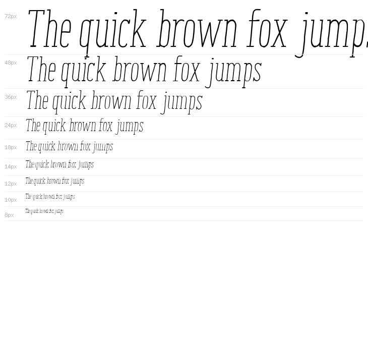 Enyo Slab Light Italic Waterfall