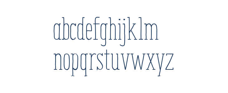 Enyo Slab Light Lowercase