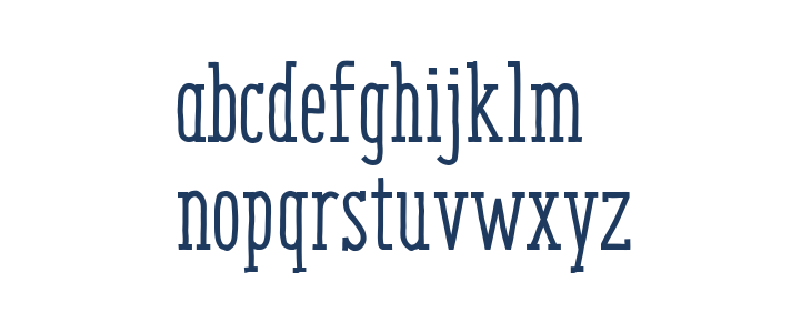 Enyo Slab Medium Lowercase