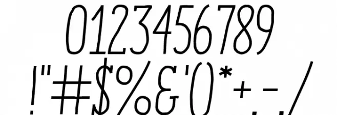 Enyo Slab Regular Italic Font OTHER CHARS