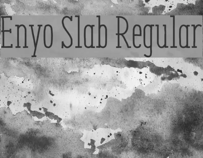 Enyo Slab Regular Example 2
