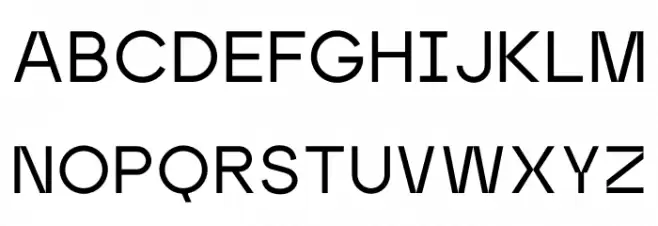 Enzyme フォント 大文字