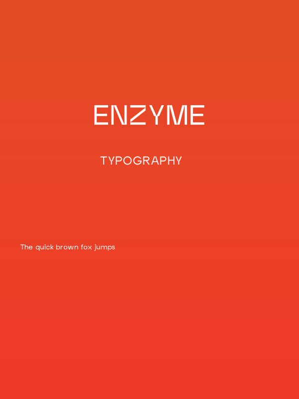 Enzyme Poster