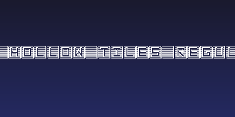 en hollow tiles Regular Social Header
