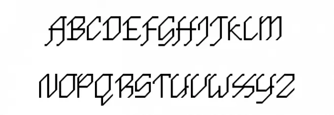 en simple script Regular फ़ॉन्ट अपरकेस